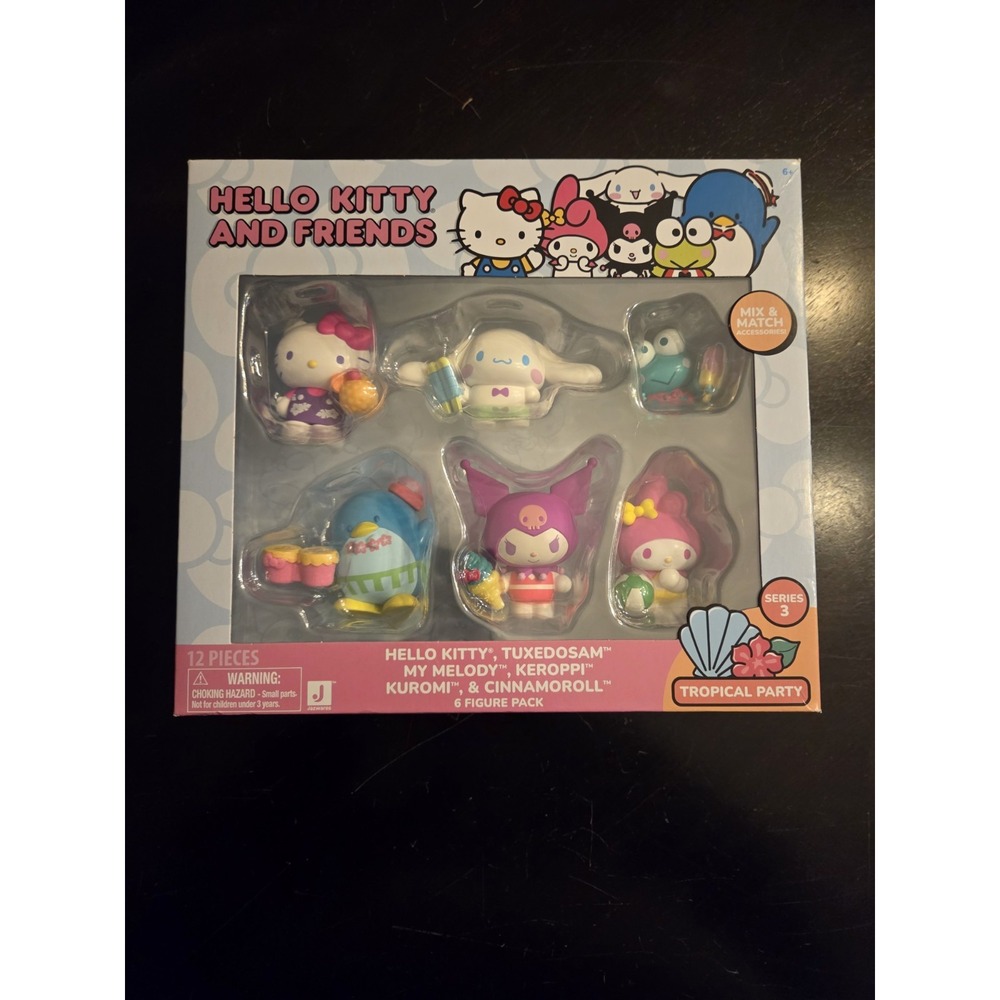 Jazwares Hello Kitty and Friends NEON TROPICAL PARTY Series 3 NEW RELEASE 6...